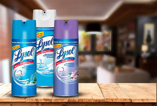 Pack de 6 Desinfectantes en Aerosol Lysol