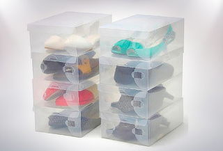 Pack 10 Cajas para Organizar Zapatos