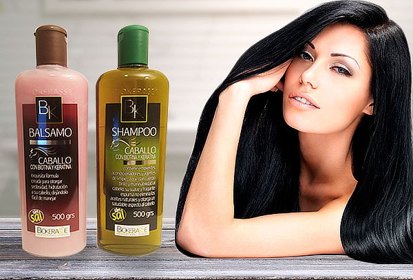 Shampoo y Bálsamo de Biotina y Keratina sin Sal