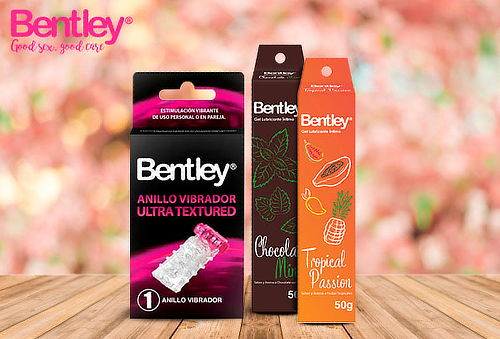 Pack Anillo Vibrador + Gel Intimo Bentley 50gr a elección