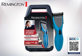 Corta pelo inalámbrica con cuchillas de Titanio Remington