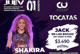 1 de Agosto! Doble SHAKIRA + Shop + Papas Fritas