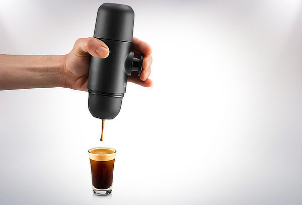 Handpresso - E-Presso+ 21710, maquina cafe portatil con batería alto  rendimiento recargable por usb, cafetera portatil viaje para cápsulas  espresso o café molido