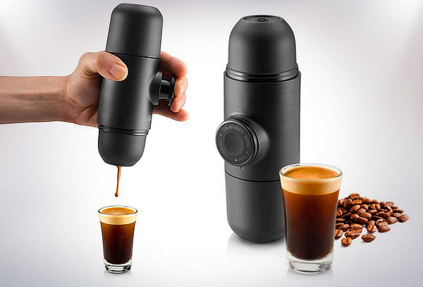 Handpresso – maquina cafe portatil E-Presso 21700, mini cafetera portatil  capsulas con batería recargable USB - Cafetera capsulas portatil espresso o  cafe molido