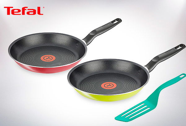 Sartén 24 cm + Espátula larga Extra Colors Tefal