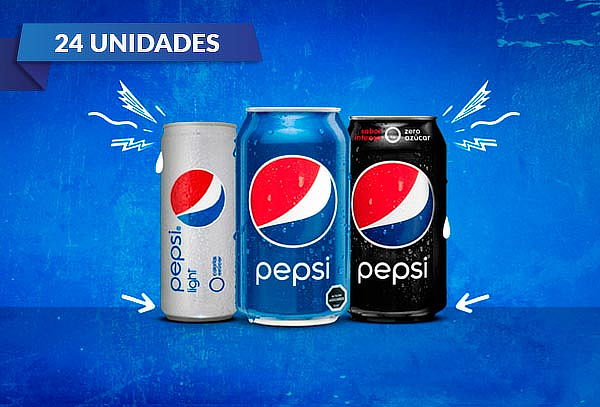 Pack 24 Latas de Pepsi a elección