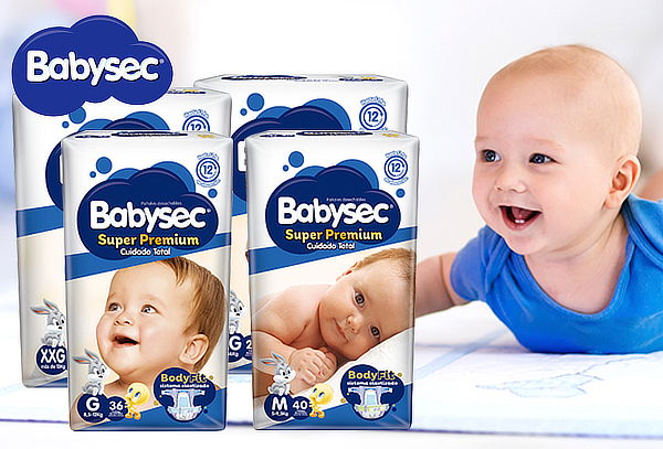 Pack 4 Bolsas Babysec Super Premium 