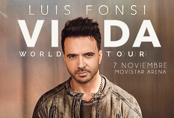 Entrada para LUIS FONSI en Movistar Arena 7/8 Noviembre 2019