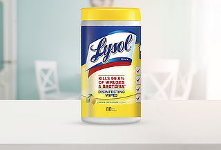 Pack de 2 Lysol Wipes de 160 Unidades