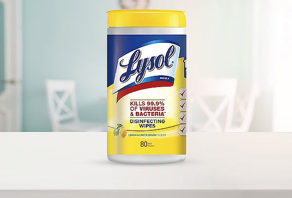 Pack de 2 Lysol Wipes de 160 Unidades