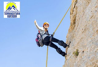 Curso de rappel para 1 persona en roca el León sector playa