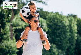 Entrenamiento de 4 clases de fútbol para papá o mamá + hijo