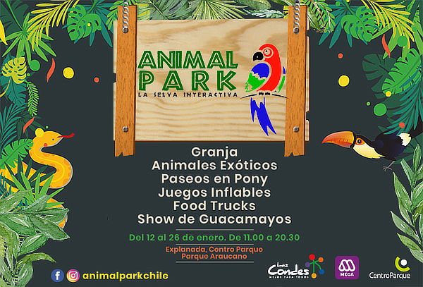 Entrada general para niño o adulto al Animal Park 2020