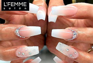 L'Femme Salón: Uñas Acrilicas + Esmaltado Permanente, Ñuñoa