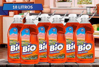 18 Litros Detergente Líquido Bio Frescura, aroma a elección