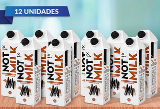 Pack 12 Bebida vegetal Not Milk chocolate 1 L