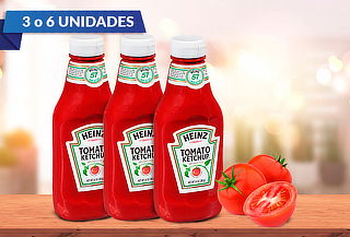 Pack de Ketchup pet de 397 Gr. Heinz