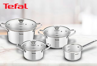 Set de 7 Piezas Simpleo Acero Inoxidable Tefal