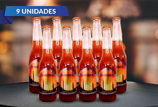 Pack 9 Botellas de 355cc Kombucha Kombox + Despacho Santiago