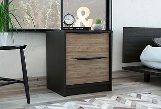 Velador Tuhome Kaia / 2 Cajones.