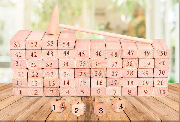 Torre Bloques Madera, Números 