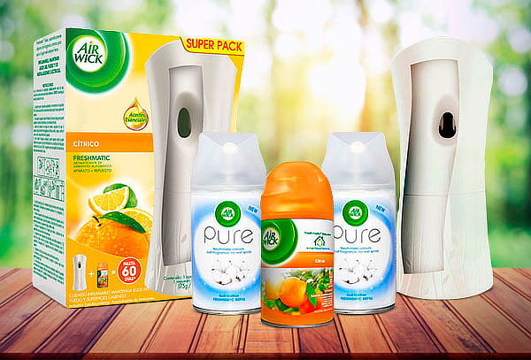 ¡Imperdible! 1 aparato Fresh Matic mas 3 Recargas Airwick