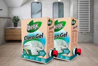 2 Cajas de CloroGel Marca Beox  ecobox de 3 litros cada una