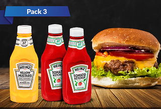 Pack 2 Ketchup de 397 Gr. y 1 mostaza de 361 Gr. Heinz