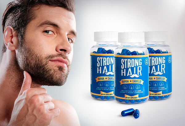 Cápsulas Strong Hair Barba + Cabello