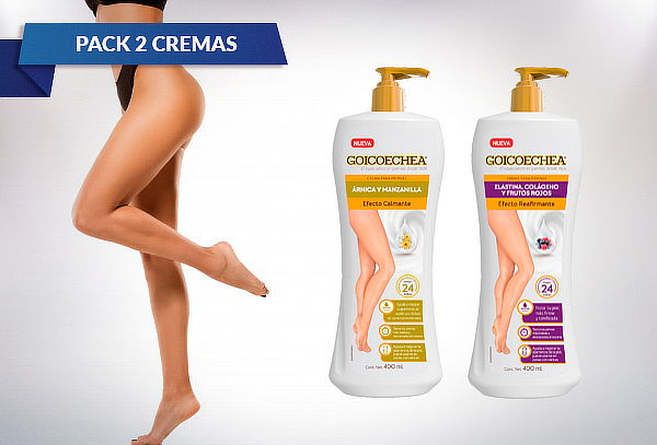 Pack goicoechea 2 Cremas corporales 400 ML 