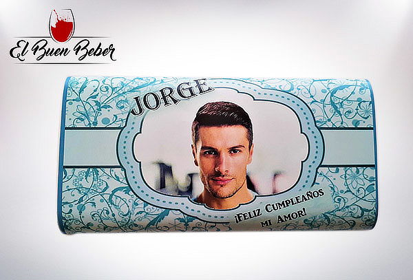 Chocolate de Leche con Etiqueta personalizada para Regalo