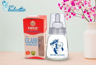 Mamadera Patito de Vidrio Farlin