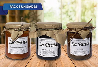 Pack La Petite: 1 Salsa de Tomate + 2 Mermeladas + Despacho