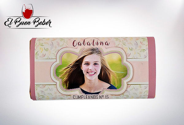 Chocolate de Leche con Etiqueta personalizada para Regalo