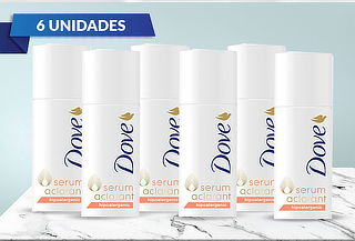 pack 6 desodorantes Dove Hipoalergenico serum aclarant 110ML