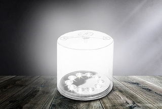 Lampara Solar Linterna Inflable Plegable