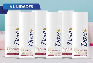 Pack 6 Desodorantes Dove Renovador serum aclarant 110 Ml