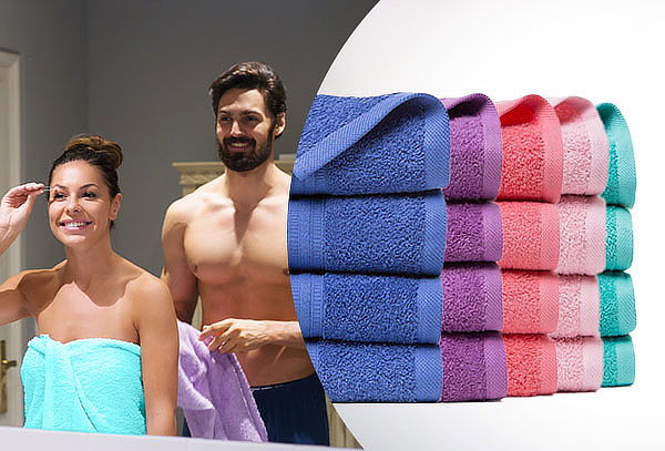 Pack 2 toallas de Baño 70 x 140 AMERICAN FAMILY a elección