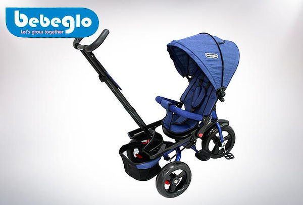 triciclo coche reversible bebeglo