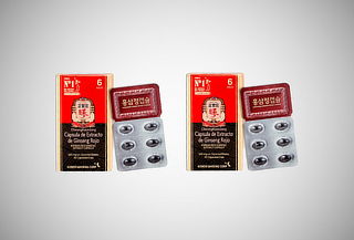 ¡60 Cápsulas! Energizante Extracto de Ginseng Rojo + Envío