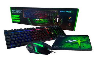 ¡Super Pack 3 en 1! Kit Gamer Reptilex RX0017 + Envío