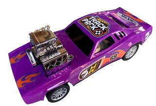 ¡Hot Wheels! Auto de Carrera con Fricción 22 cm + Envío