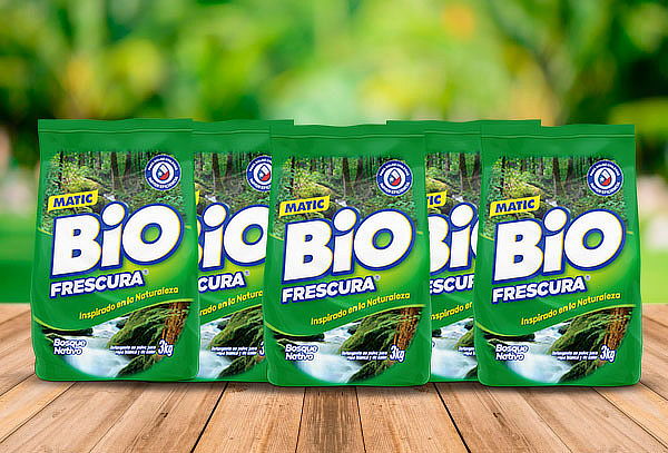 Pack 18kg  Detergente en Polvo BioFrescura Bosque Nativo 