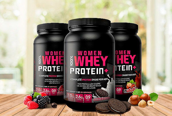 Suplemento 100% Women Whey Protein de 2 libras Supletech 