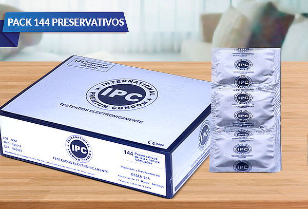 ¡Siempre preparado! Pack 144 Preservativos IPC
