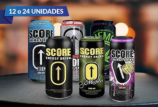 Score Energy 500 cc Pack 12 o 24 Latas sabor a eleccion