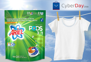 38% Detergente Ariel® Power Pods