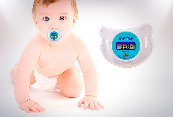 Termómetro Chupete Digital Bebes Cuidado Niños