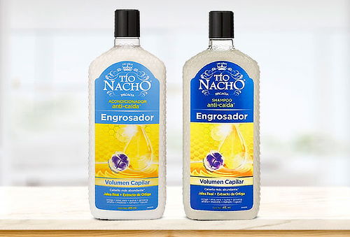 Pack Tío Nacho Sistema Engrosador Shampoo + Acondicionador  