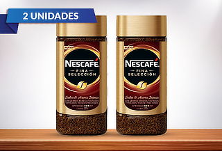 Pack 2 Nescafé fina selección 200 gr